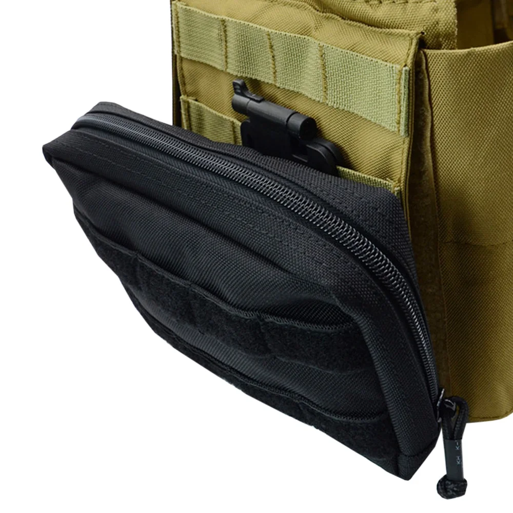 VULPO-placa de fijación táctica molle, plataforma adaptadora Molle para fijar bolsa Molle Mag, mochila Molle - imagen 4