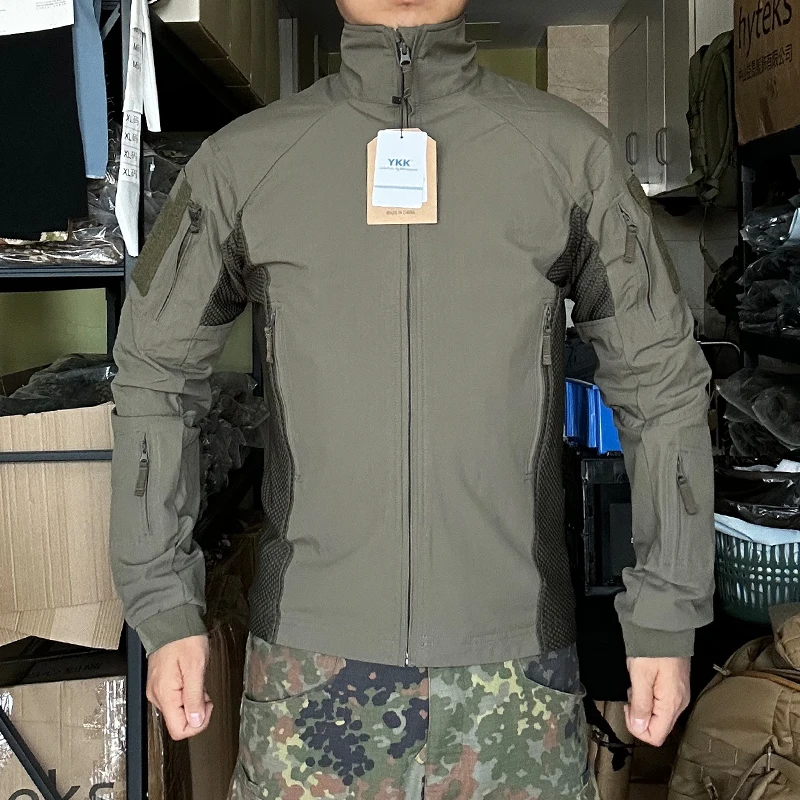 Gen.2 Chaqueta de concha suave chaqueta táctica duradera, transpirable, resistente al viento chaqueta de adiestramiento al aire libre para primavera y otoño para hombres - imagen 3