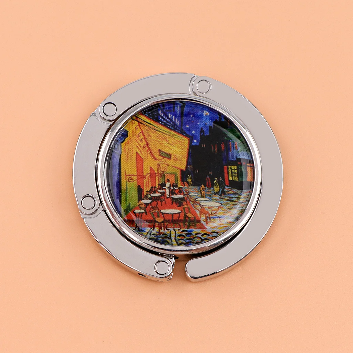 Bolsa de mano de pintura al óleo, ganchos de Metal plegables, portatiles, perchas, accesorios de piezas únicas, ganchos antideslizantes - imagen 3