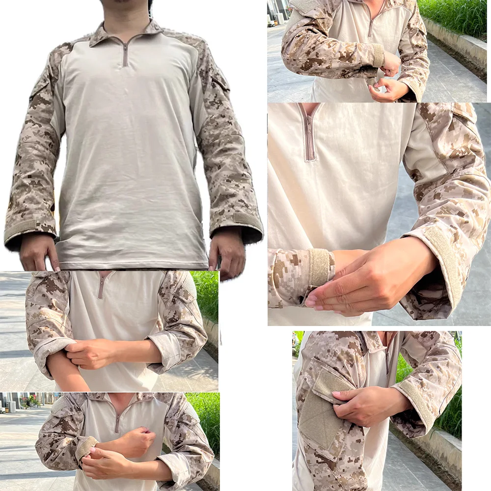 Camisa de combate AOR1 desierto ripstop GEN2 – Táctica militar