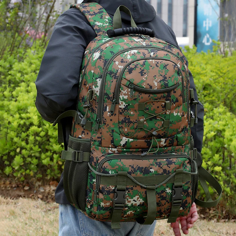 Mochila táctica USB para escalada, gran capacidad, senderismo, pesca, Camping, mochila multifuncional para deportes de viaje al aire libre - imagen 2