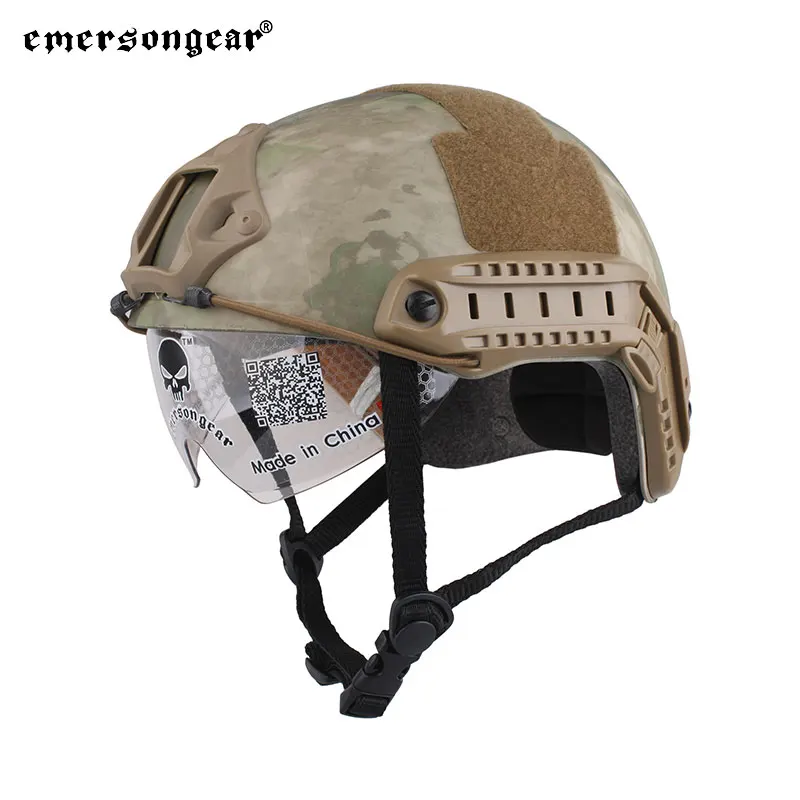 Emersongear-casco táctico rápido, gafas protectoras tipo MH, equipo protector para la cabeza, Airsoft, tiro al aire libre, caza, ciclismo, combate - imagen 3