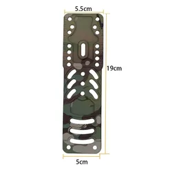 Adaptador funda pistola táctica pierna caída liberación rápida