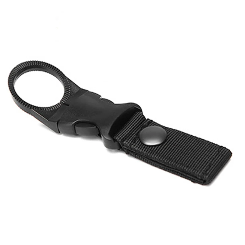 Molle-enganche para cinturón, correa de mochila, cierre de dibujo rápido, mosquetón para exteriores, colgador de botella de agua para campamento, Gancho de soporte táctico - imagen 2
