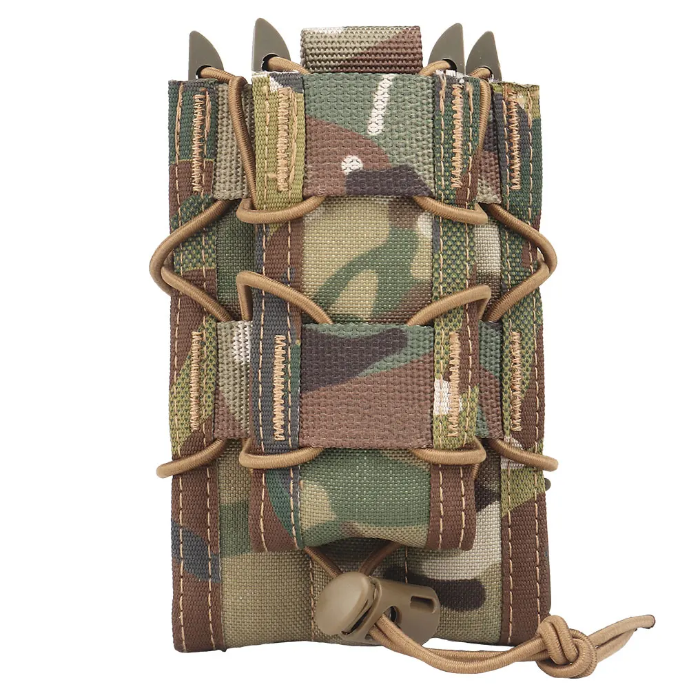 Bolsa táctica de nailon para Rifle de caza, bolsa tipo Tigre AK M4 AR15, Molle Mag, militar, Airsoft, 5,56, 9mm - imagen 2