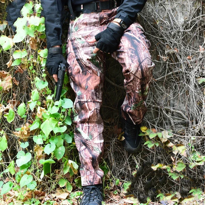 Pantalones de senderismo para hombre, pantalones de senderismo para acampar, senderismo, elásticos, impermeables, de secado rápido, a prueba de rayos UV, para viajes al aire libre - imagen 5