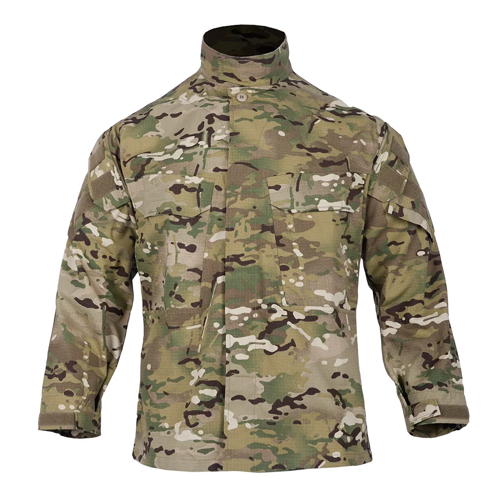 Abrigo de camuflaje táctico para caza, chaqueta de manga larga, uniforme de entrenamiento para hombre, ropa cortavientos para acampar y Paintball al aire libre - imagen 3