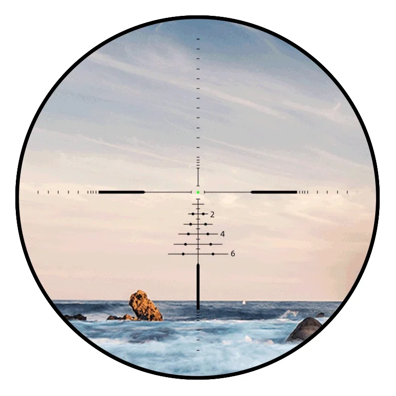 FIRE WOLF 5-15X50 FFP alcance caza mira óptica mira telescópica lado cruzado paralelo táctico Rifle alcance para Rifle de francotirador Airsoft