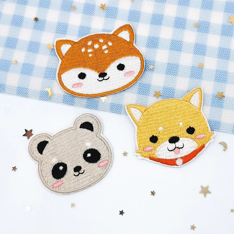 Parches termoadhesivos bordados de animales para chaquetas DIY - imagen 5