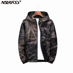 Chaqueta reversible camuflaje hombre abrigo piel capucha cortavientos