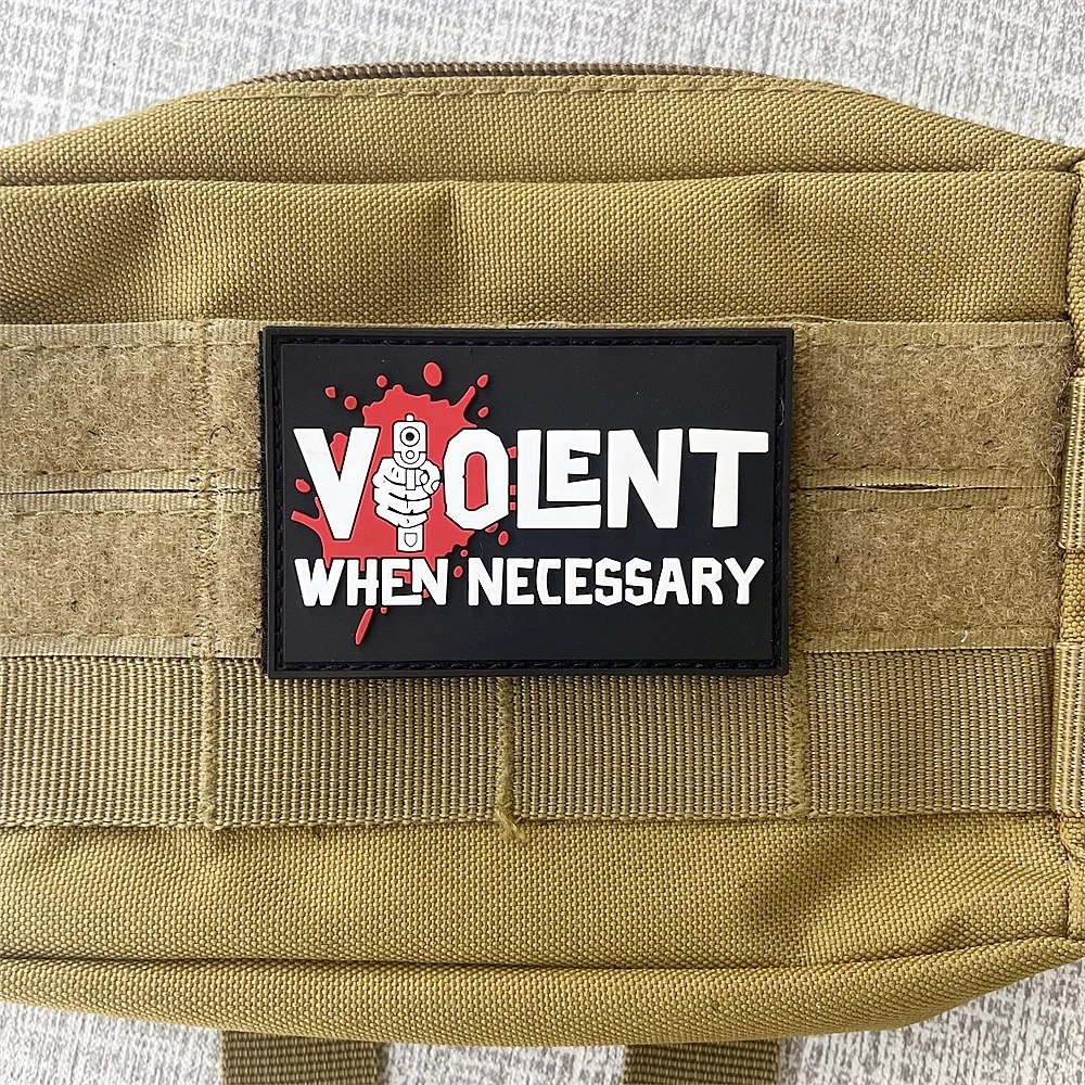 Insignia de moral militar de obús de PVC M777, parche táctico de mochila, pegatina de calavera de gancho y bucle, liquitus órganos, tiro de pistola - imagen 2