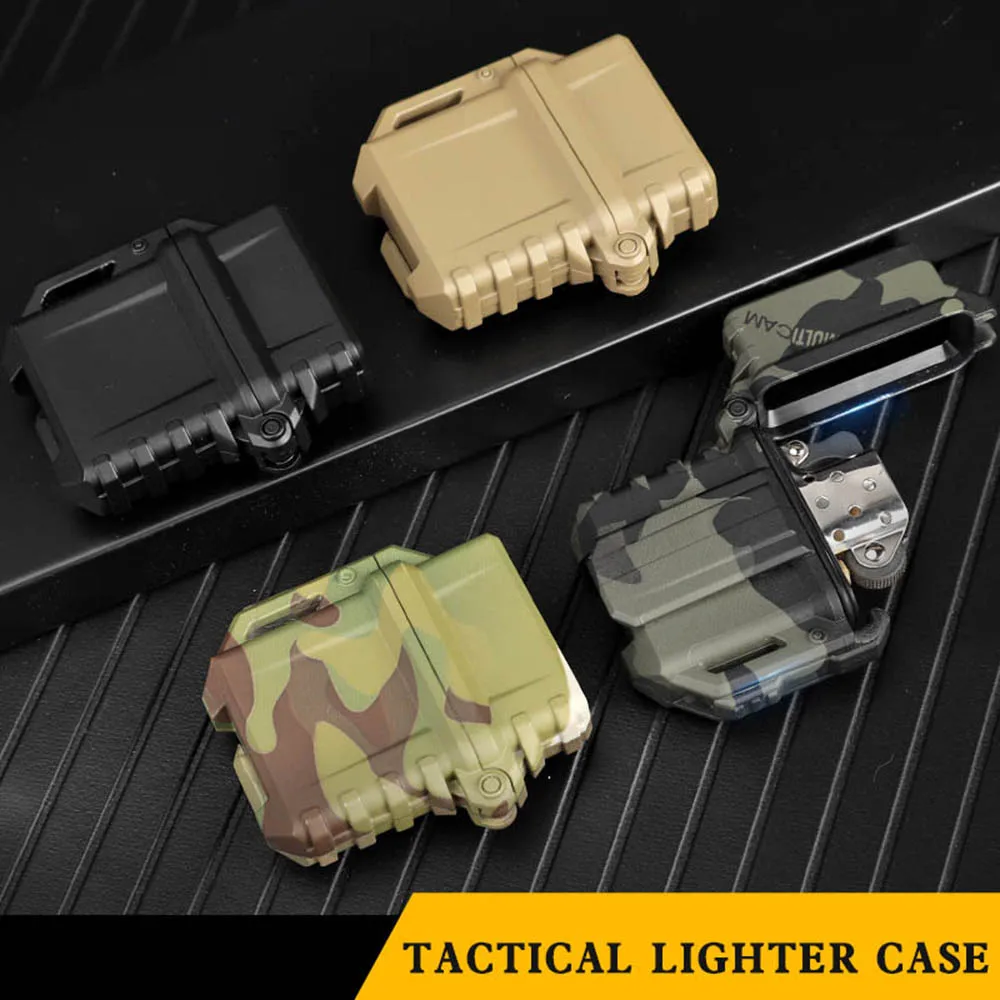 WST-encendedor táctico Molle, estuche de almacenamiento, contenedor de encendedor, soporte organizador para Zippo, herramientas EDC de supervivencia para acampar al aire libre - imagen 2