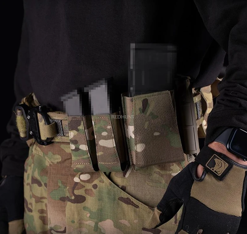 Bolsa táctica de tipo abierto para pistola doble, bolsa de herramientas para exteriores, GLOCK/SIG P320/2011 - imagen 2