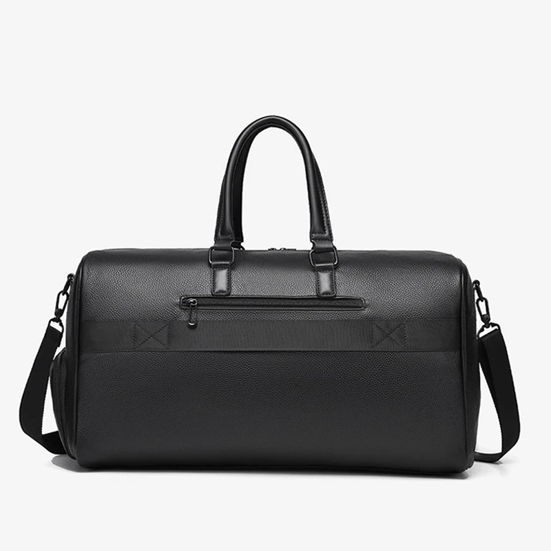 Bolsa de Yoga para Fitness de PU con bolsillo para zapatos, mochila de viaje al aire libre, bolsos de hombro de corta distancia, bolso de equipaje para viaje de negocios seco y húmedo - imagen 5