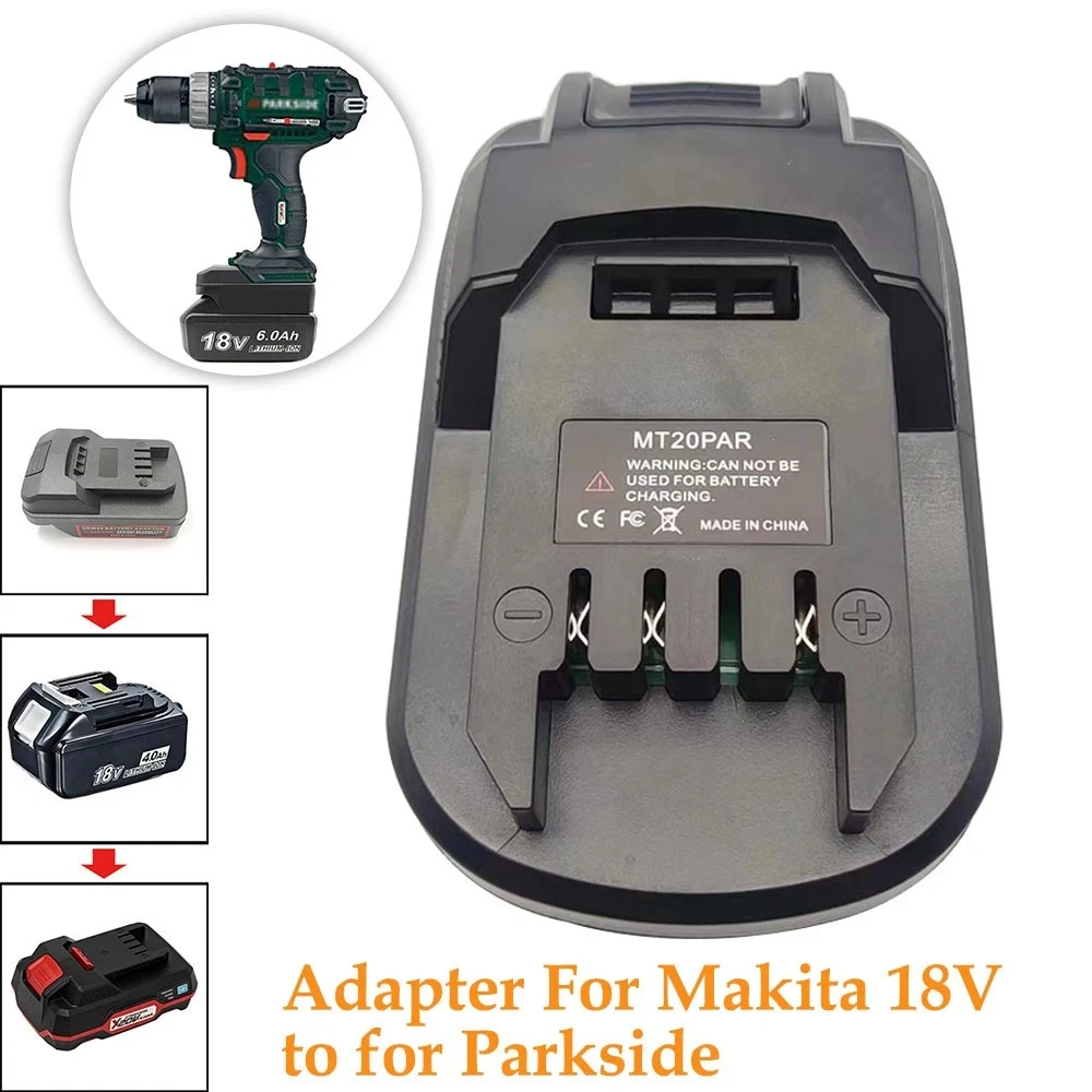 Adaptador de batería MT20PAR para batería Makita de 18V a Lidl Parkside X20V convertidor de batería de iones de litio herramienta eléctrica Aor Parkside X20V herramientas - imagen 4