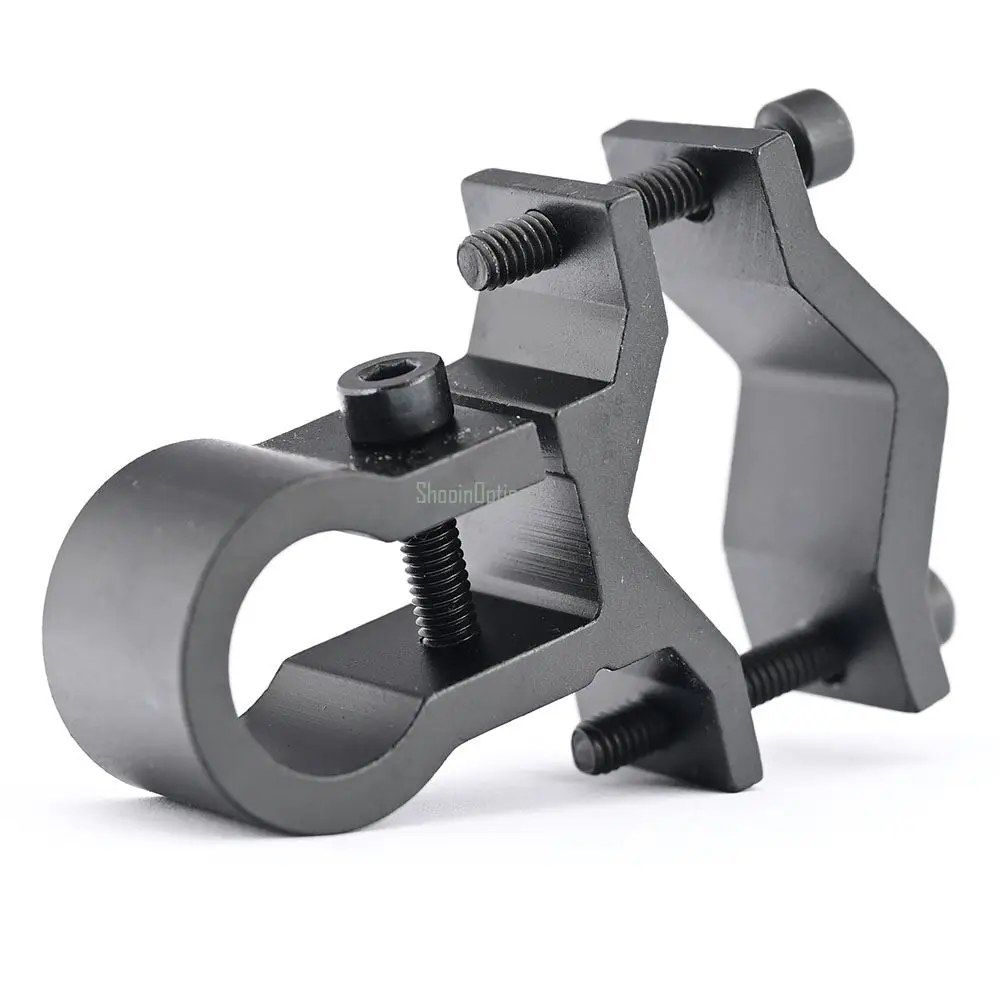 Shooin Soporte Tubo Óptico para Linterna Táctica Rail - imagen 5
