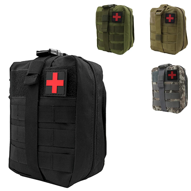 Bolsa médica táctica, botiquín de primeros auxilios, botiquín de supervivencia, bolsa de nailon para viajes al aire libre, montañismo, estuche de emergencia para caza y Camping - imagen 2