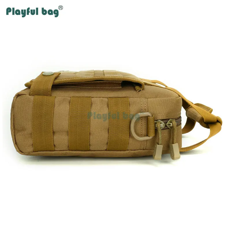 Bolso de mano táctico al aire libre para hombres, bolsa de tableta PC de 10 pulgadas, Camuflaje, maletín impermeable, bolsa de mensajero para documentos, AVA142 - imagen 4