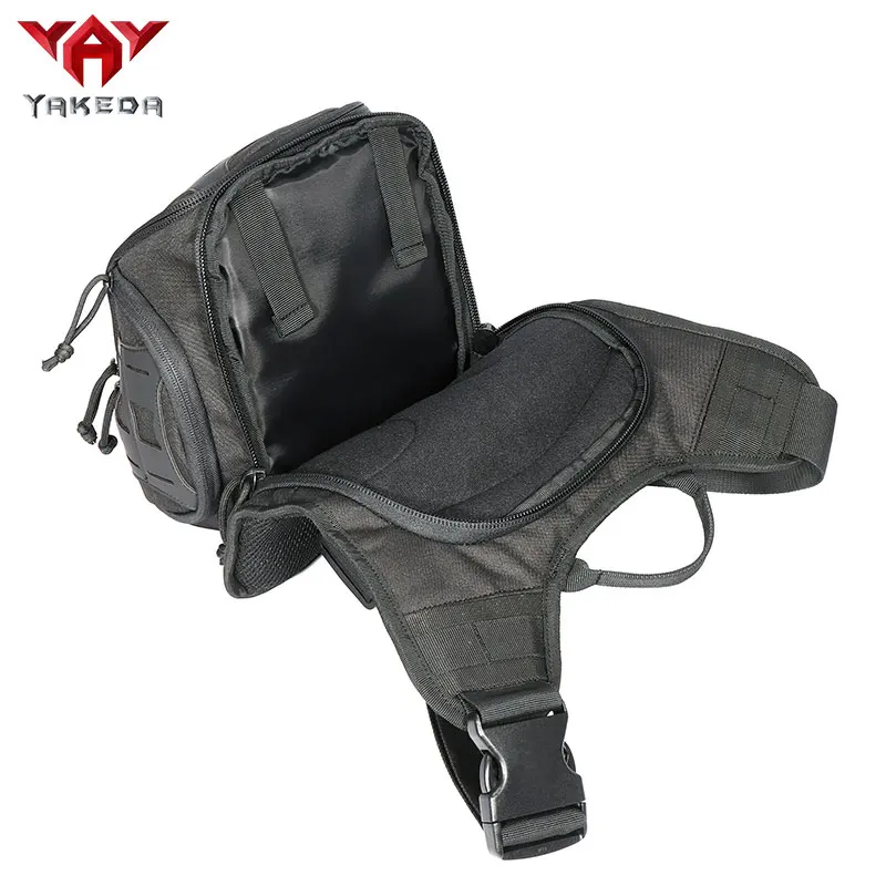 YAKEDA-Bolso de pecho táctico para exteriores para hombre, mochila multifuncional de camuflaje para ciclismo, mochila de un hombro - imagen 5
