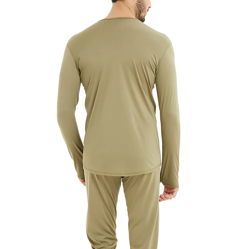 Conjunto de traje de secado rápido que absorbe el sudor para hombres y mujeres de ropa interior cálida para deportes al aire libre - imagen 5