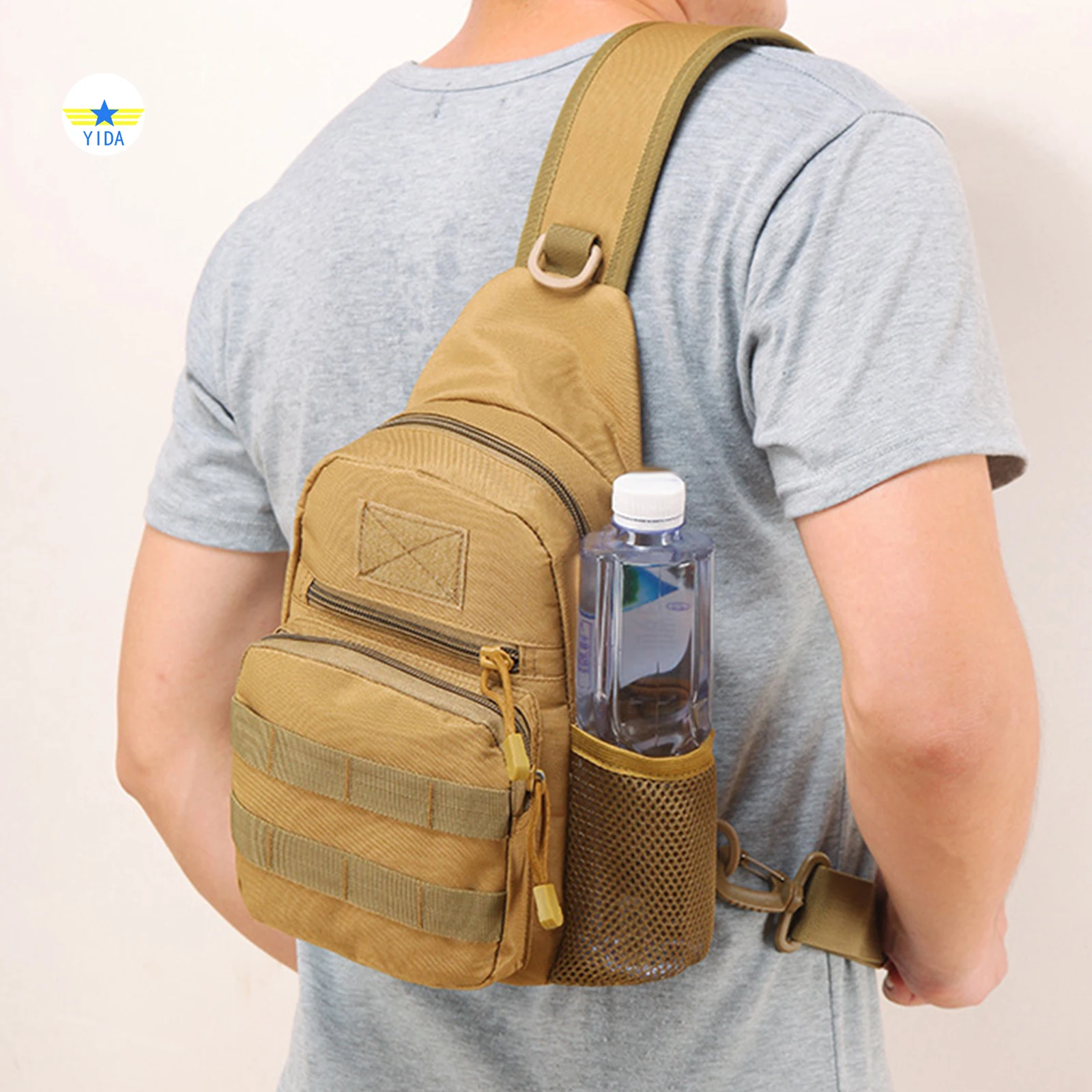 Mochila Molle, bolso bandolera, mochilas para senderismo, bolsa de mensajero pequeña, artículos deportivos para deportes al aire libre, Camping y senderismo, mochilas para senderismo - imagen 5