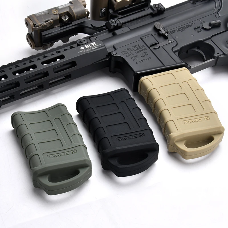 Funda de goma para revista rápida M4 M16 AR15, funda protectora antideslizante 5,56, cartucho para pistola de Airsoft, equipo de caza PMAG - imagen 5