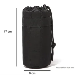 Portabotellas Táctico MOLLE para Caza y Supervivencia