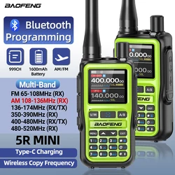 Baofeng UV-5R Mini – Walkie Talkie Bluetooth multi banda USB-C
