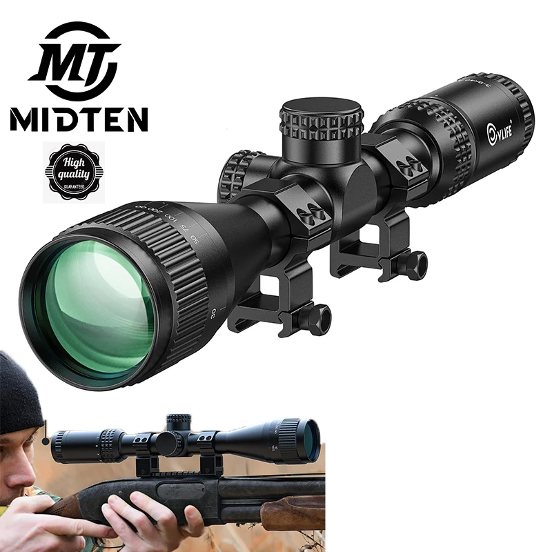 MIDTEN JackalHowl F02 3-9x40 AO Rifle Scope BDC Retícula Tubo de 1 pulgada SFP con Parallax 20 mm Segundo plano focal - imagen 2
