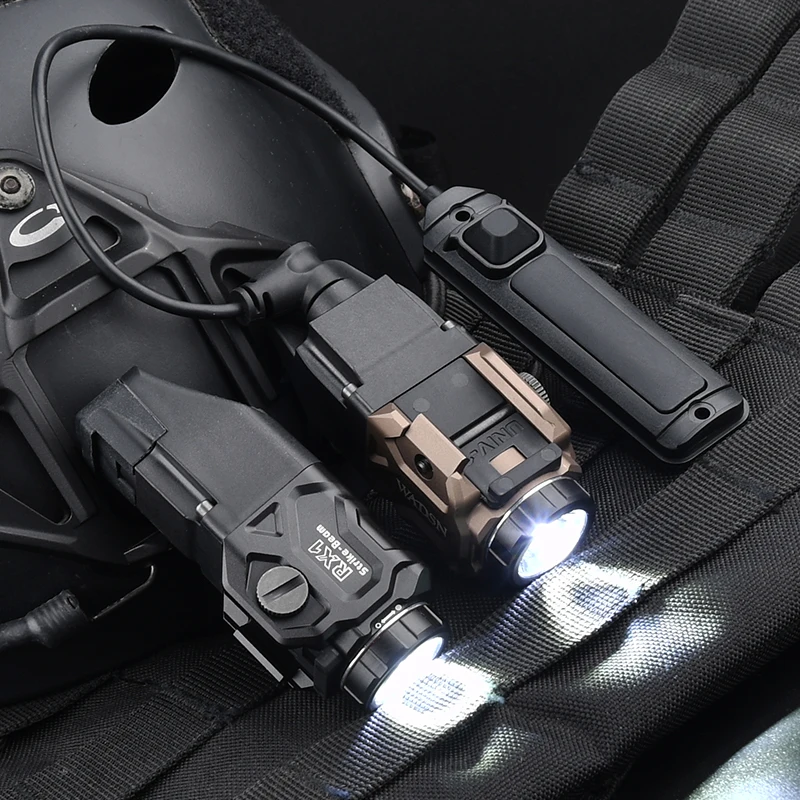 Luz de pistola táctica CS RX1 WADSN, luz de cazador, linterna táctica de aluminio, 800 lúmenes, potente foco de 20mm - imagen 2