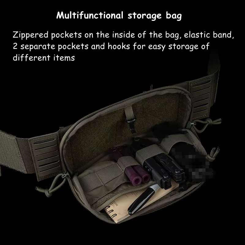 Bolsa táctica triple porta-cargadores MOLLE multicalibre - imagen 5