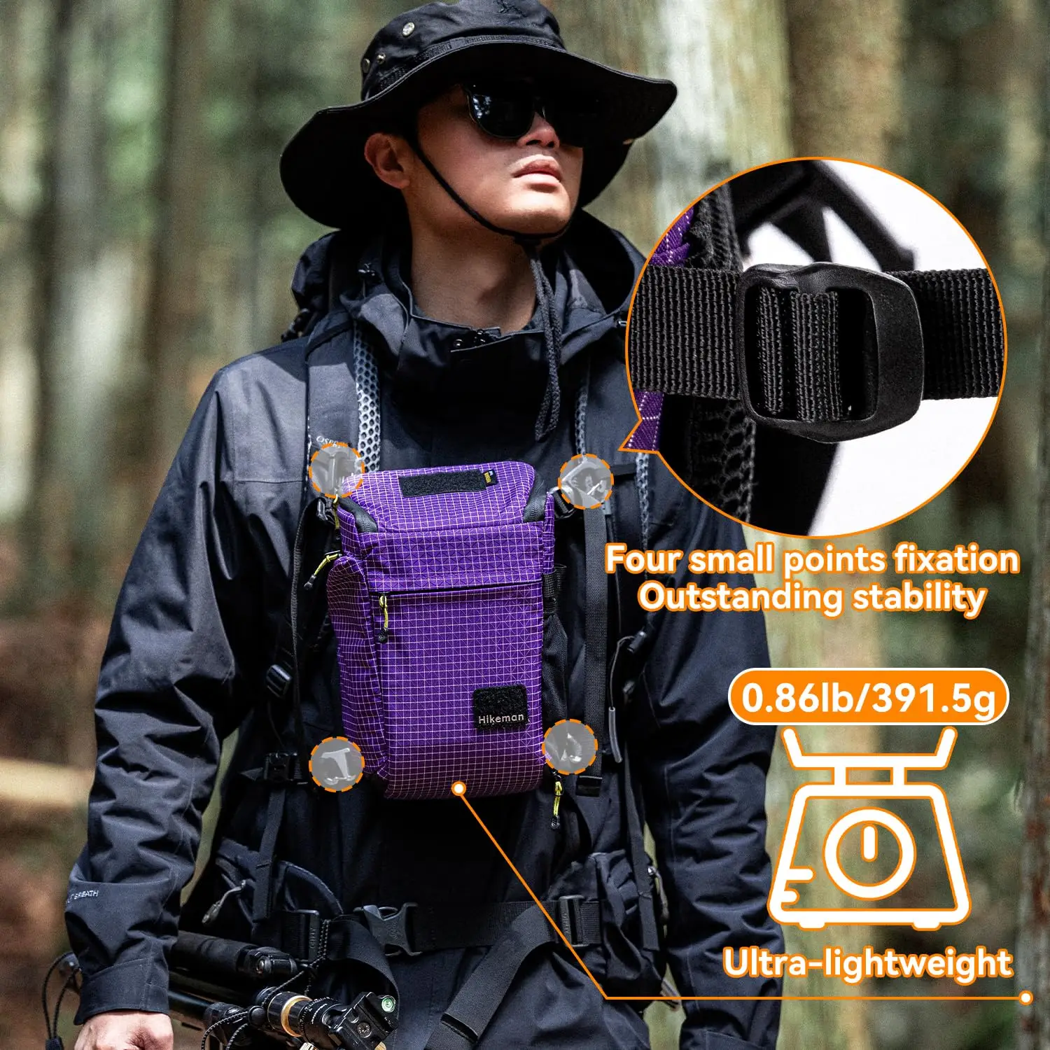 Funda táctica impermeable para cámara con correa desmontable - imagen 5