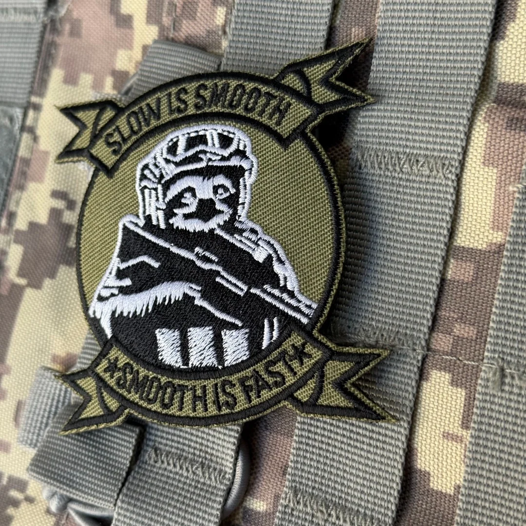 Parche bordado Lento es suave para mochila militar táctica MOLLE - imagen 4