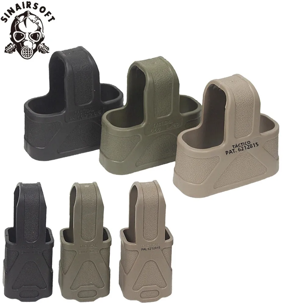 SINAIRSOFT Funda de goma para caza 7,62 5,56 9mm cubierta de revista rápida para M4 M16 AR15 AK Glock 17 M9 - imagen 2