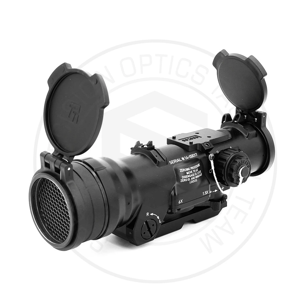 Mira telescópica táctica DR de doble función, visor óptico para caza Airsoft, 1.5X/6X 2024, novedad de 7,62 - imagen 3