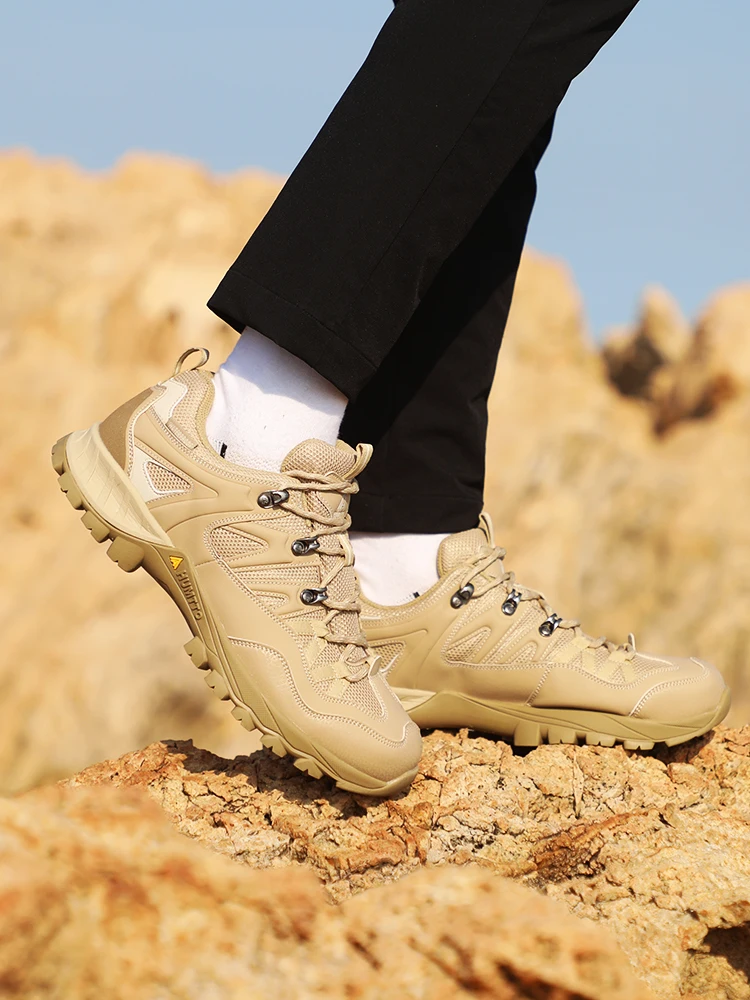 HUMTTO, zapatos de senderismo para hombre, zapatos transpirables para deportes al aire libre, zapatos de escalada, botines, zapatos casuales, zapatos de caza, zapatillas de senderismo para mujer - imagen 2