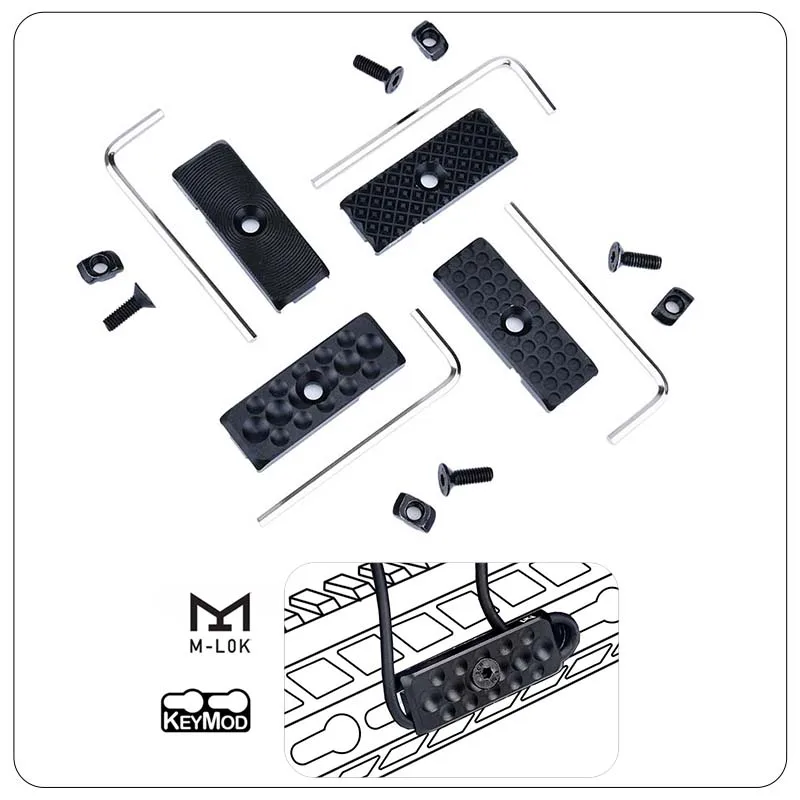 Interruptor táctico para linterna 20mm MLOK/KEYMOD de caza - imagen 5