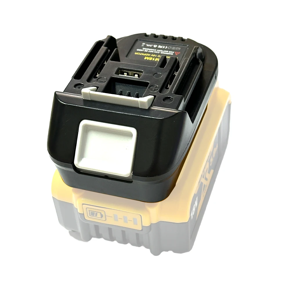 Adaptador de batería DM18M para Milwaukee, Dewalt a Makita Bl1830 Bl1850, conversión de batería de 20V a 18V - imagen 5