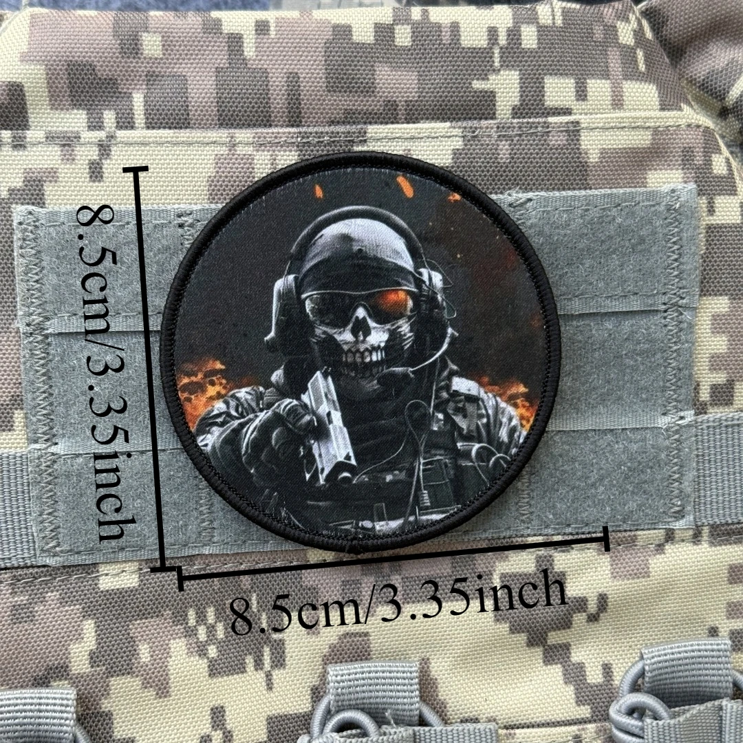 Parche de insignia de moral de soldado táctico ruso, parche de insignia de moral impreso, parches militares de gancho para ropa, pegatinas para mochila - imagen 2