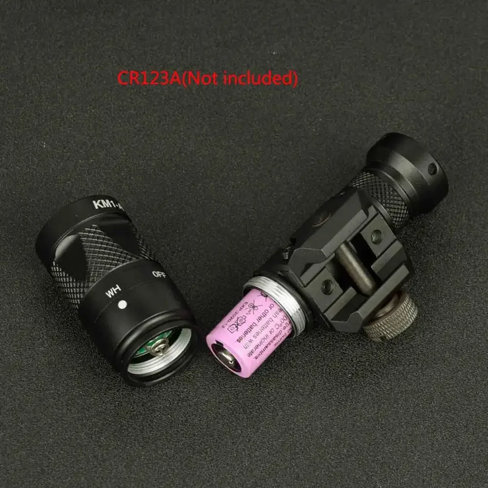Accesorios de caza AR15, armas tácticas M300, M300V, linterna LED para Rifle, luz para arma de explorador con interruptor para Airsoft M4 M16 - imagen 4