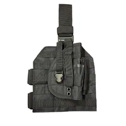 Bolsa de pierna táctica multifuncional impermeable nailon exteriores