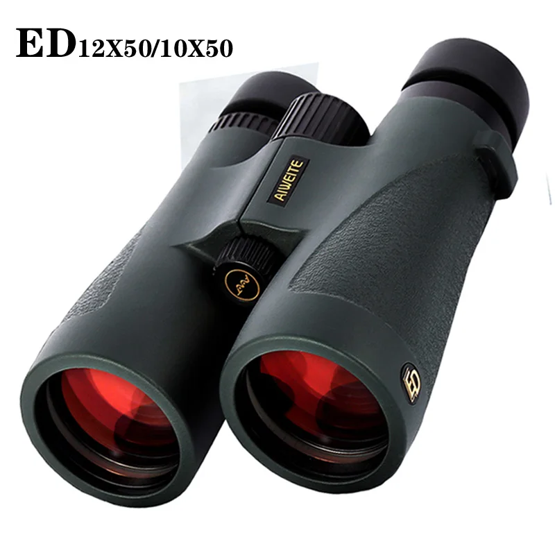 Binoculares ED 10x50 Bak4 IPX7 – Impermeables para caza