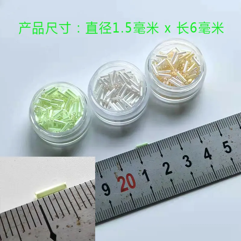 Trompeta autoluminosa suiza, tubo fluorescente, Spinner para la yema del dedo, luz fluorescente para manualidades, llavero, luz de señal colgante - imagen 5