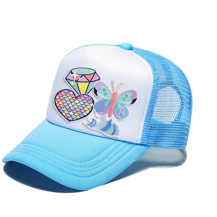 Parches bordados de vaquera occidental de dibujos animados, parches para planchar para ropa, sombreros, DIY, conchas, peces, camarones, sirena, insignias para coser - imagen 2