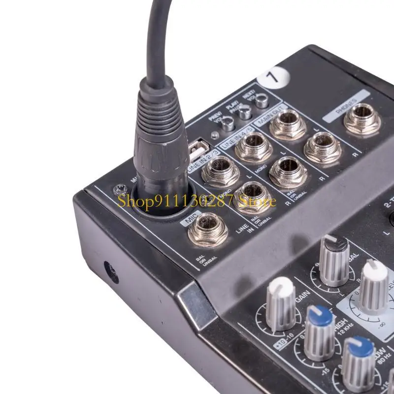 J1HC Balanceado 6.35 mm trs-plug a 3 pines XLR Cable Conclador línea micrófono - imagen 4