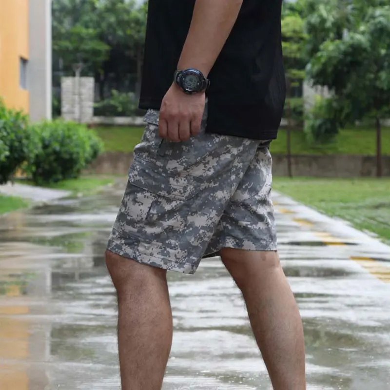 Emersongear-pantalones cortos tácticos BDU ACU, pantalones cortos para exteriores, senderismo, caza, deportes, ciclismo, combate, Milsim Airsoft - imagen 5