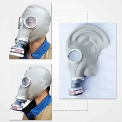 Máscara de gas química 2 en 1 goma – Protección integral amoníaco