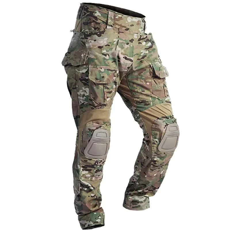 Pantalones tácticos Gen3 con almohadillas MOLLE – Camuflaje