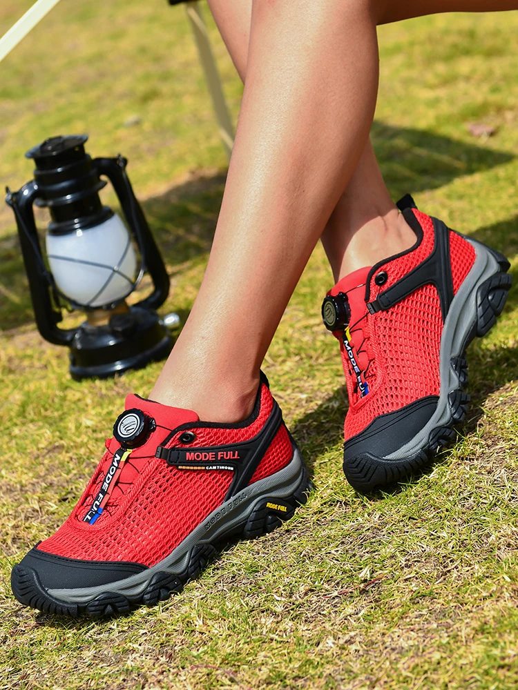Zapatos de senderismo para hombre y mujer, zapatillas de escalada al aire libre, Camping, Tenis transpirables, botas informales - imagen 5