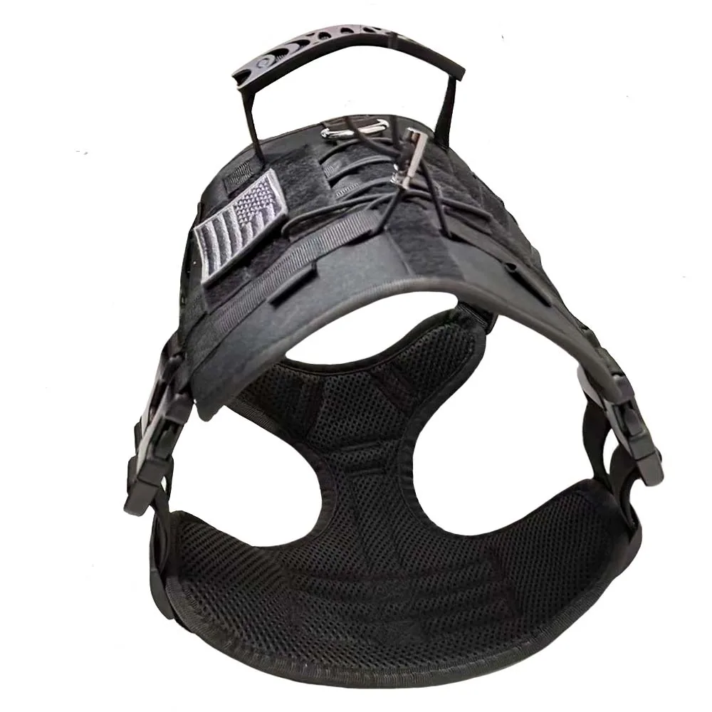Arnés táctico para perros de alta resistencia para perros grandes, chaleco anti-tirón ajustable, almohadilla reforzada, arnés de pecho para perros de adiestramiento al aire libre - imagen 3